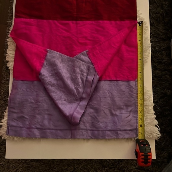 πββοΈBeautiful Bebe Silk Pink Color Block Low-Rise Maxi Skirt!       Sz Xs πββ¦ - Picture 13 of 14